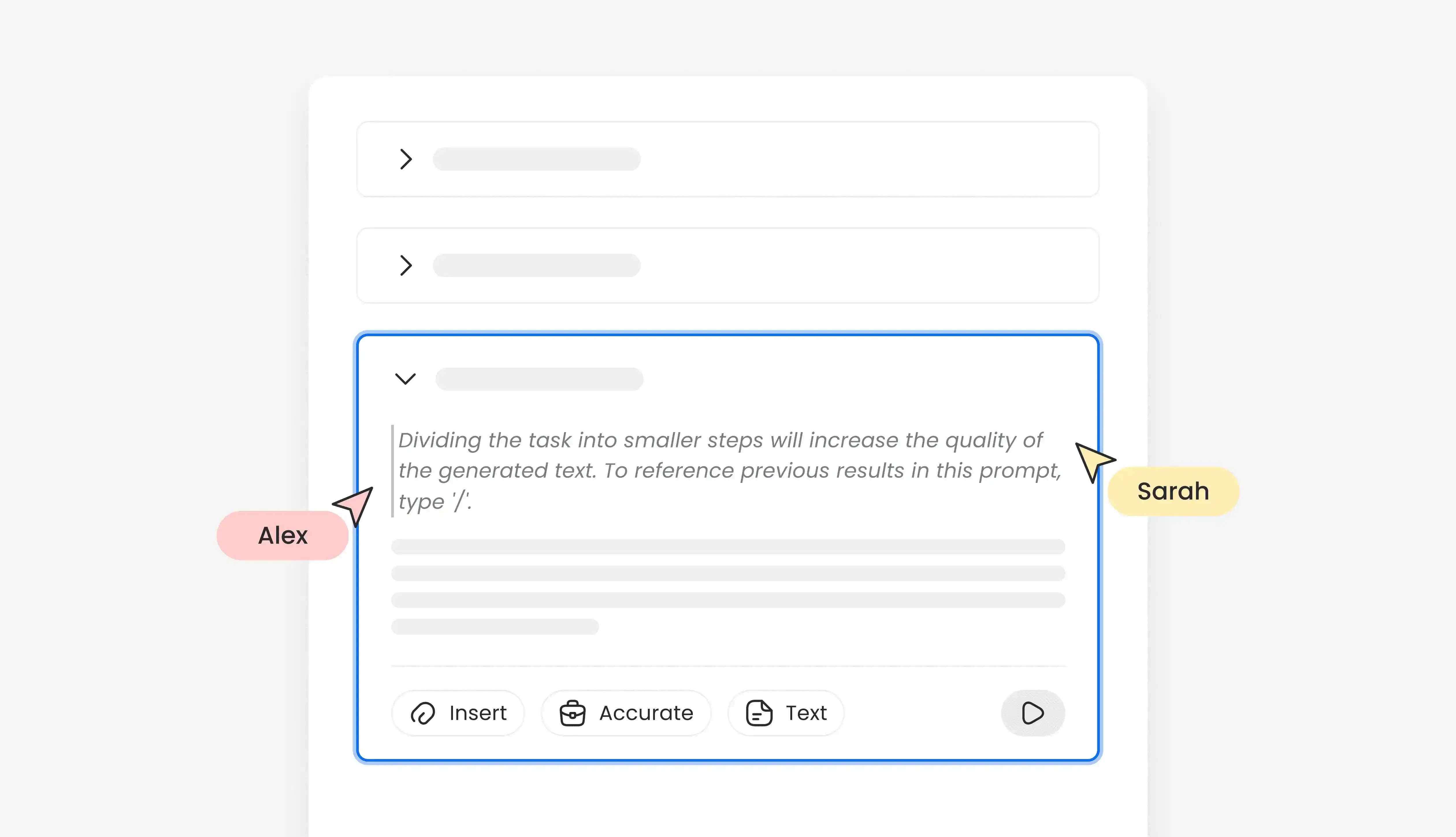 Comment Feature in Prompbooks